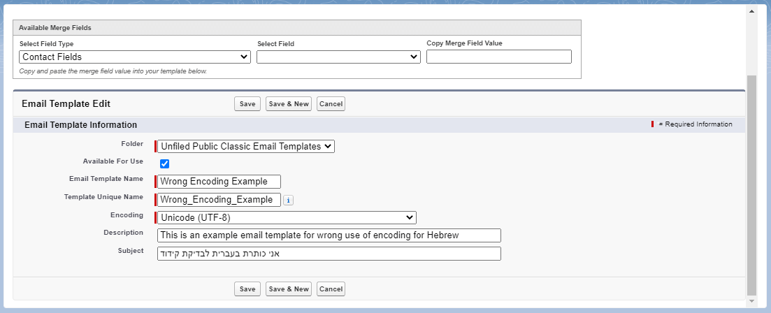 Switch Encoding to Unicode UTF-8